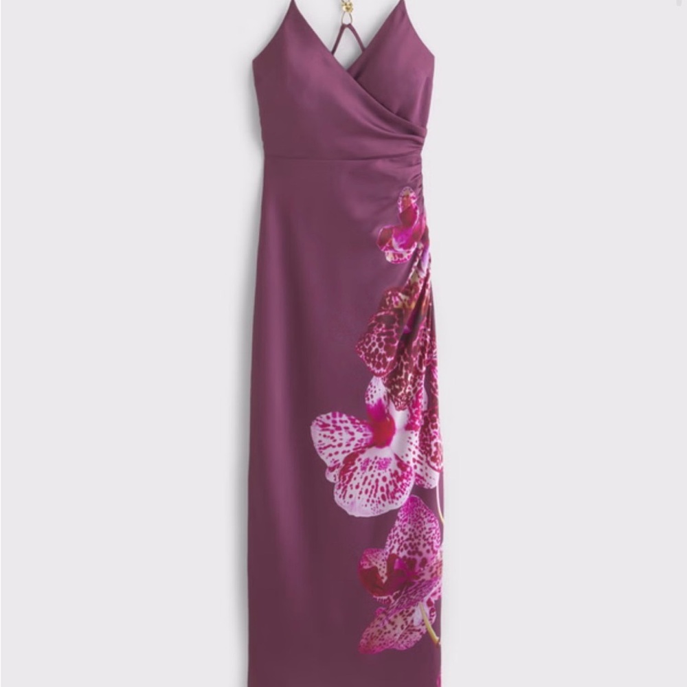 Open-back hardware maxi dress